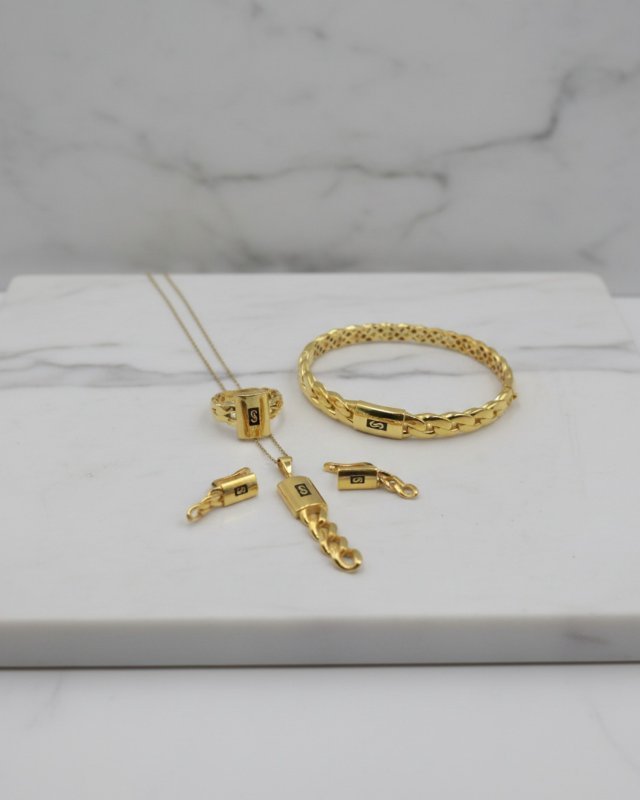 Trio Monaco sans pierre + Bracelet